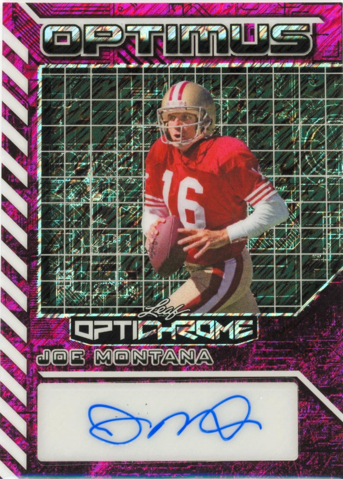 Joe Montana [Shimmer Pink] #OA-JM1