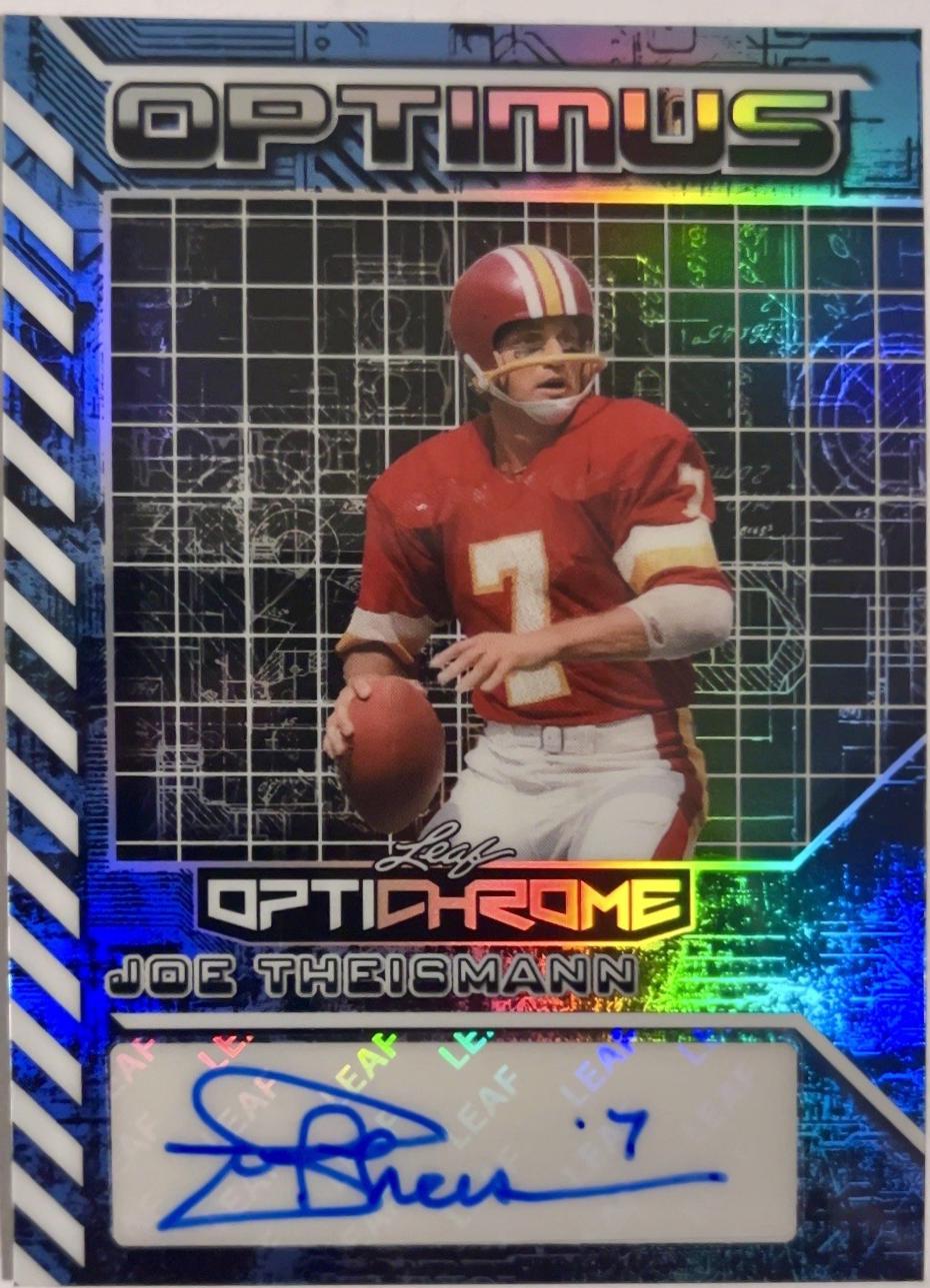 Joe Theismann [Prismatic Blue] #OA-JT1