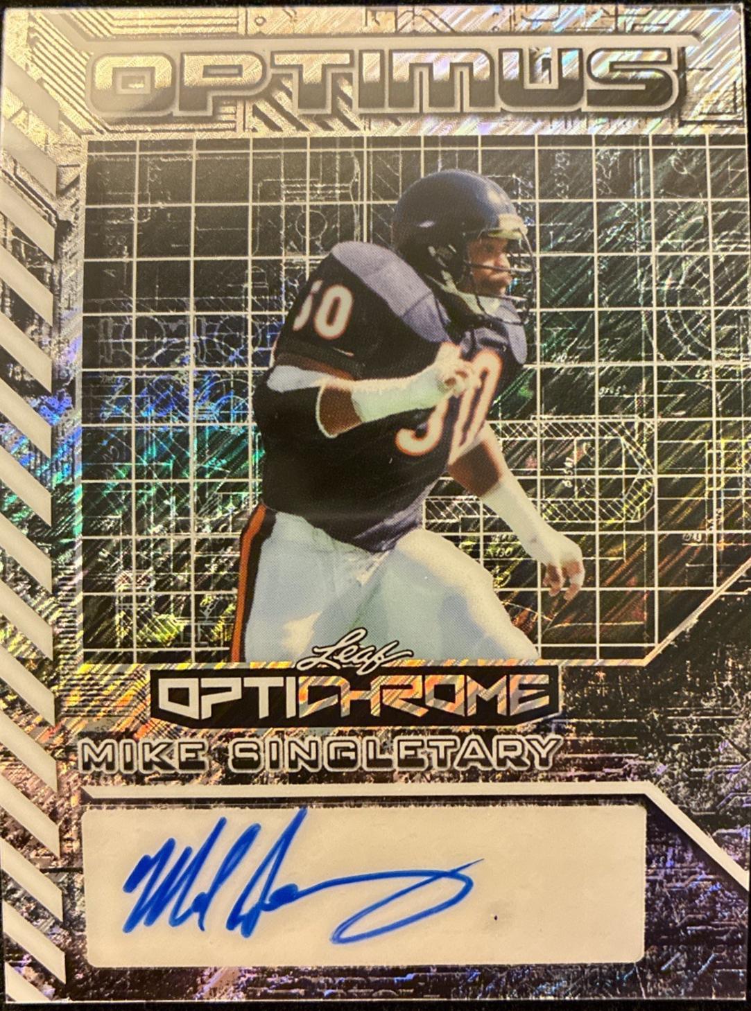 Mike Singletary [Shimmer Silver] #OA-MS1