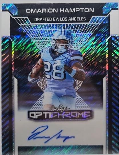 Omarion Hampton [Shimmer Blue] #OA-OH1