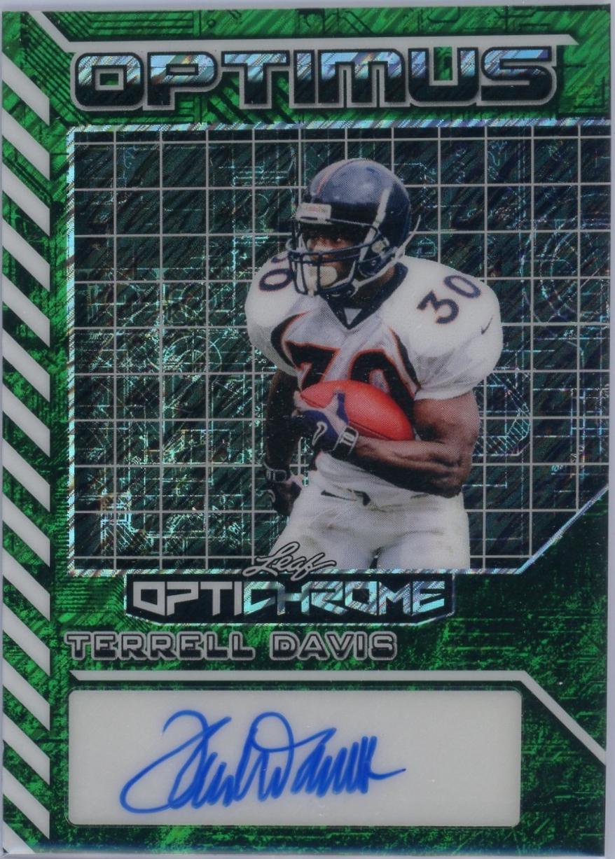 Terrell Davis [Shimmer Green] #OA-TD1