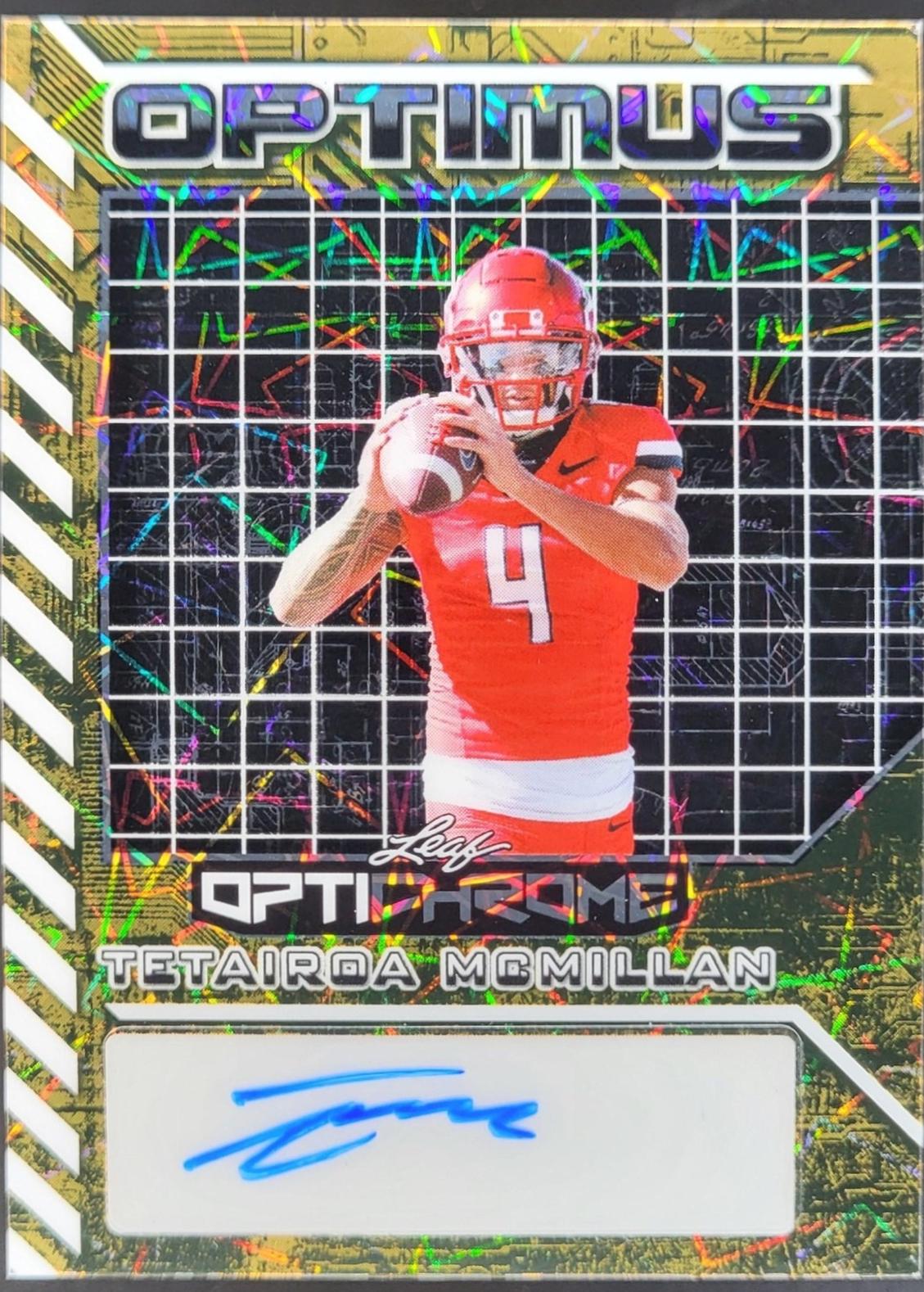 Tetairoa McMillan [Lazer Gold] #OA-TMM