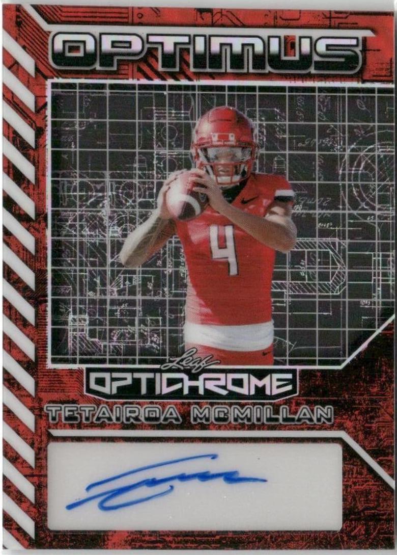 Tetairoa McMillan [Prismatic Red] #OA-TMM