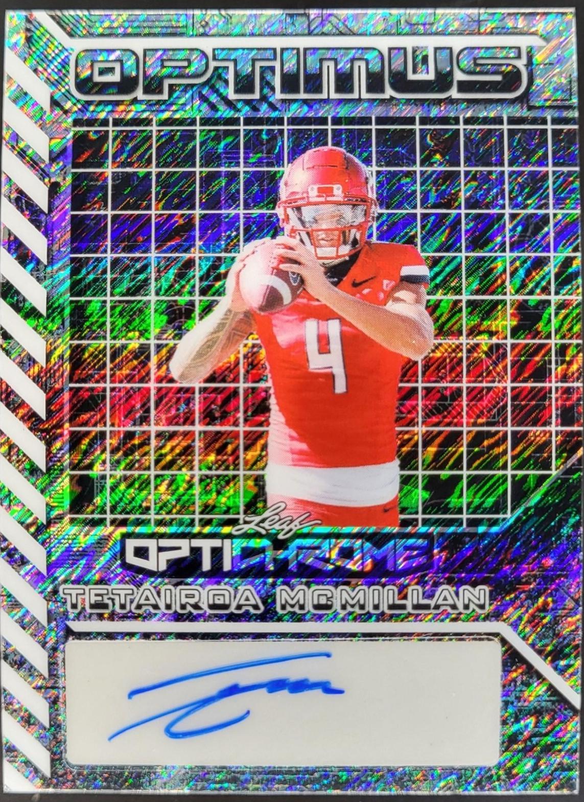 Tetairoa McMillan [Shimmer Silver] #OA-TMM
