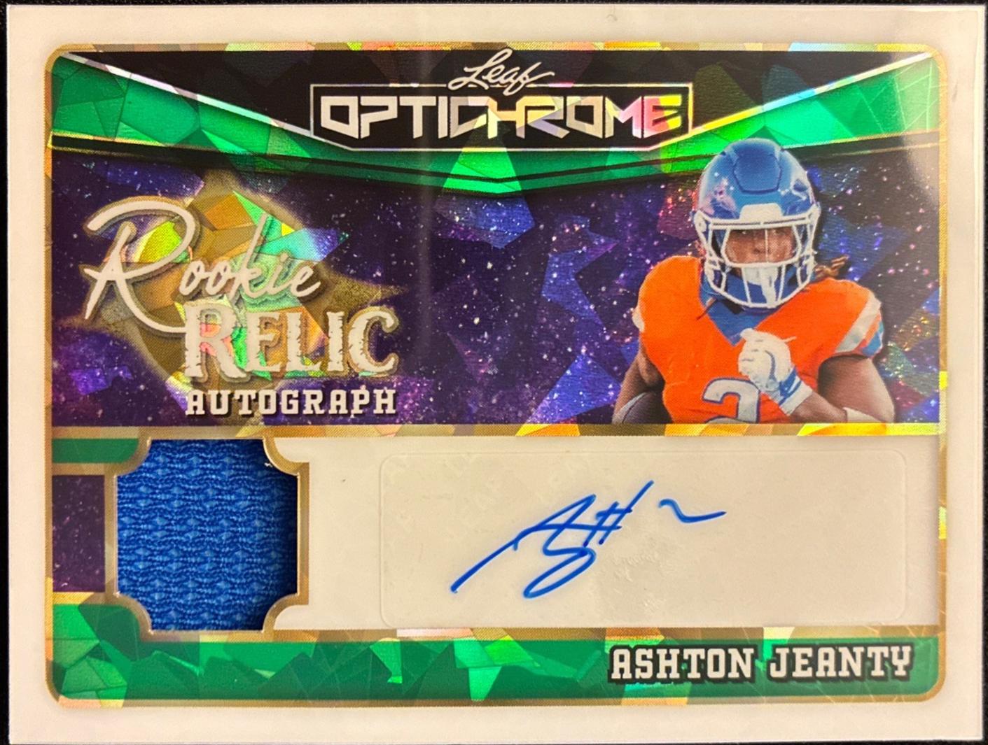 Ashton Jeanty [Crystal Green] #RA-AJ1