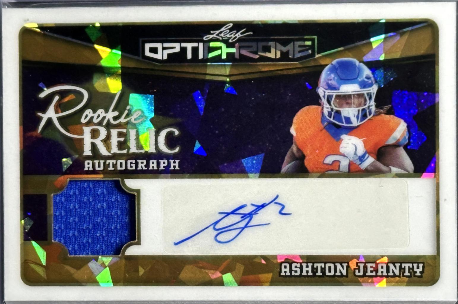 Ashton Jeanty [Prismatic Gold] #RA-AJ1