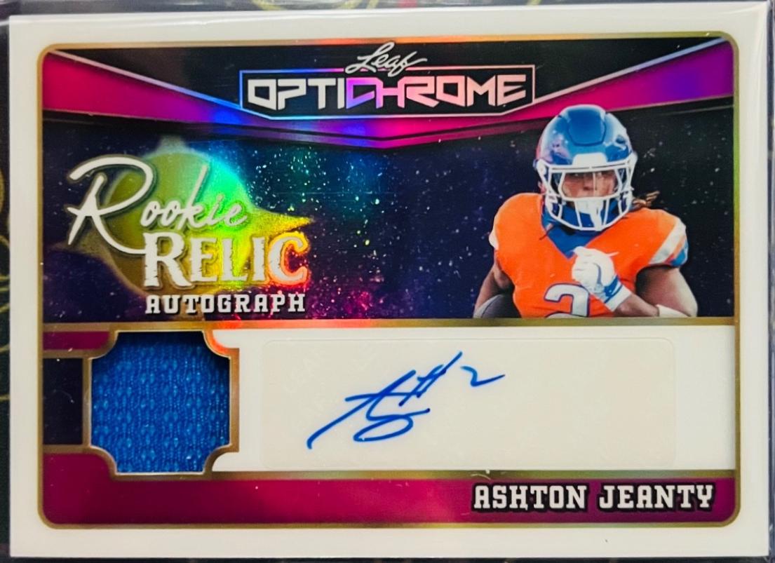 Ashton Jeanty [Prismatic Pink] #RA-AJ1