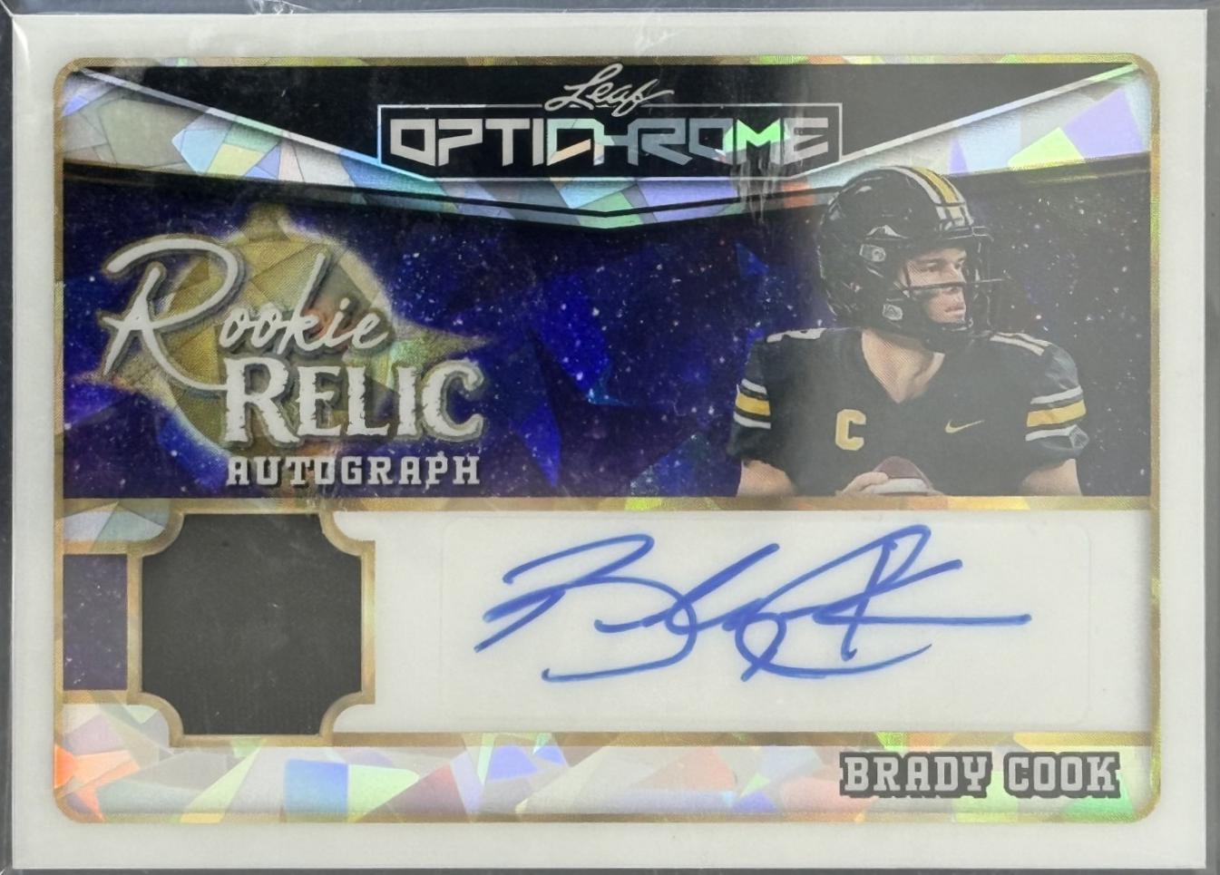 Brady Cook [Crystal Silver] #RA-BC1