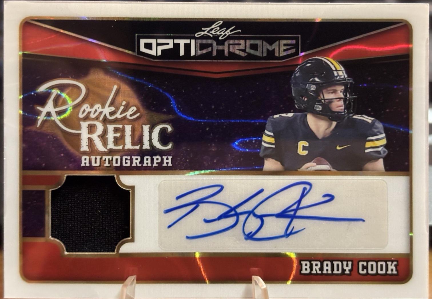 Brady Cook [Lava Red] #RA-BC1