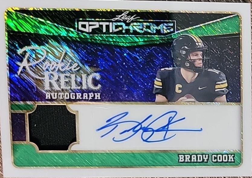 Brady Cook [Prismatic Green] #RA-BC1