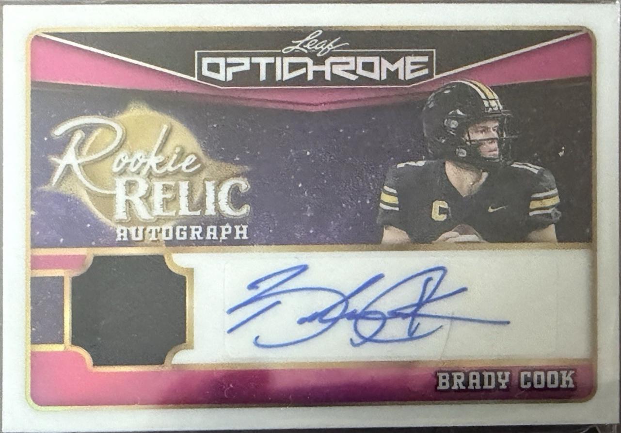 Brady Cook [Prismatic Pink] #RA-BC1