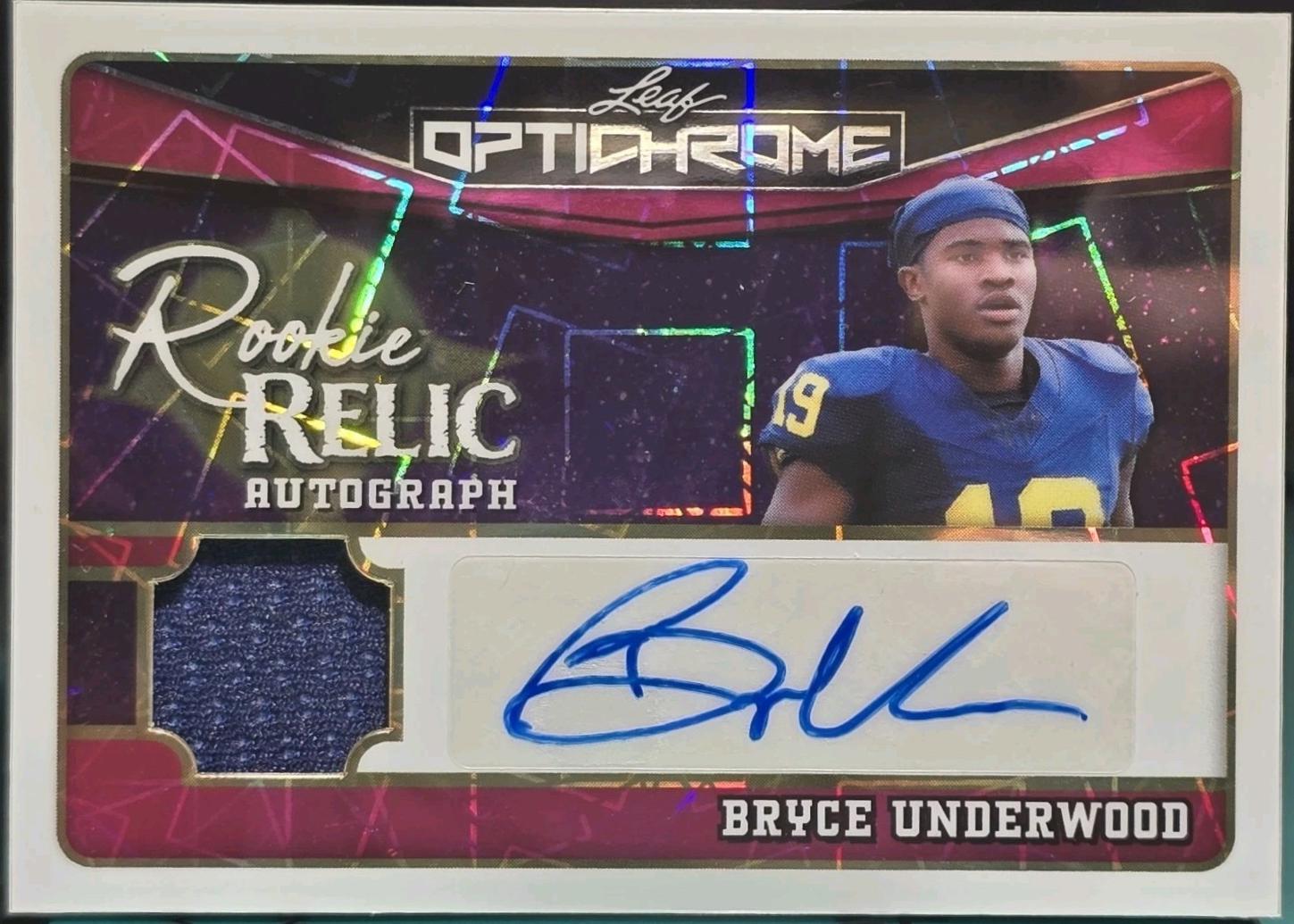 Bryce Underwood [Prismatic Pink] #RA-BU1