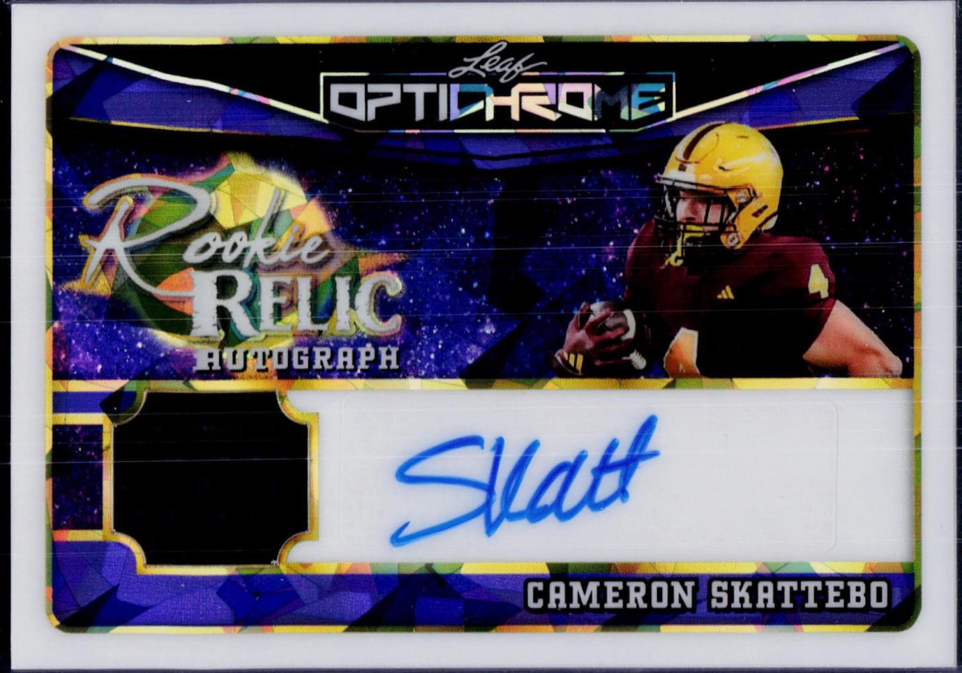 Cameron Skattebo [Crystal Purple] #RA-CS1