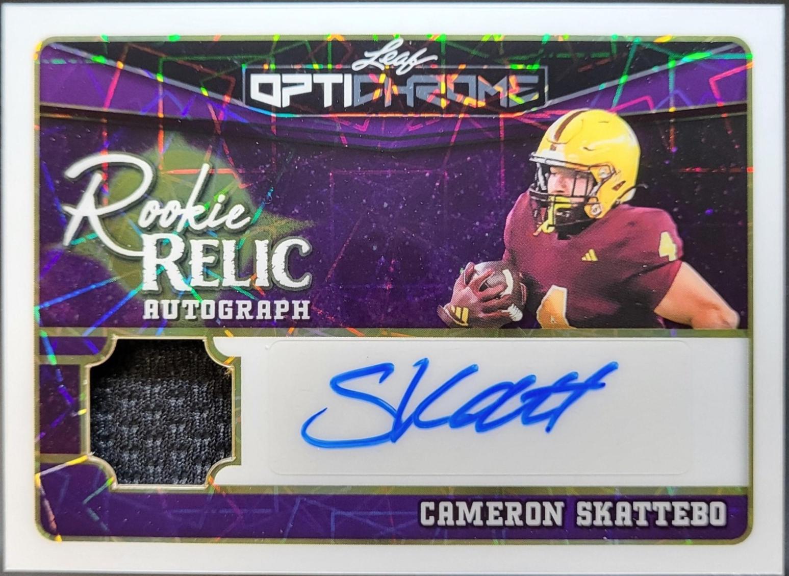 Cameron Skattebo [Lazer Purple] #RA-CS1