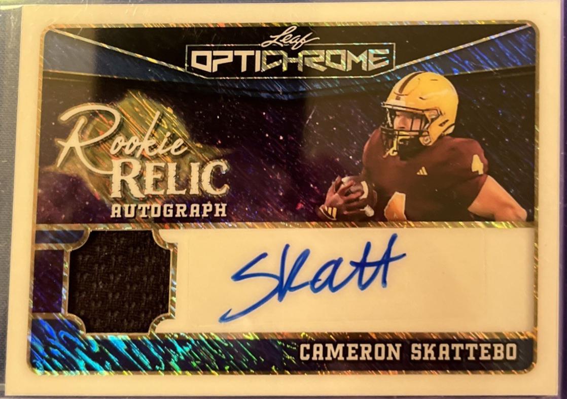 Cameron Skattebo [Shimmer Blue] #RA-CS1