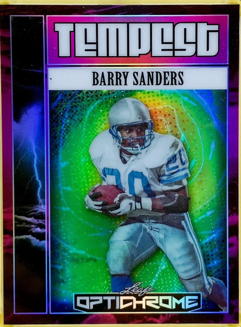 Barry Sanders [Prismatic Pink] #TB-2