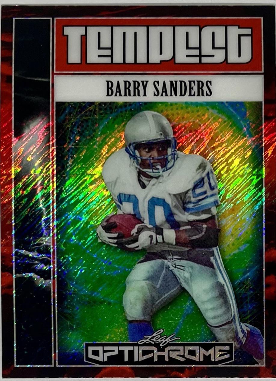 Barry Sanders [Shimmer Red] #TB-2