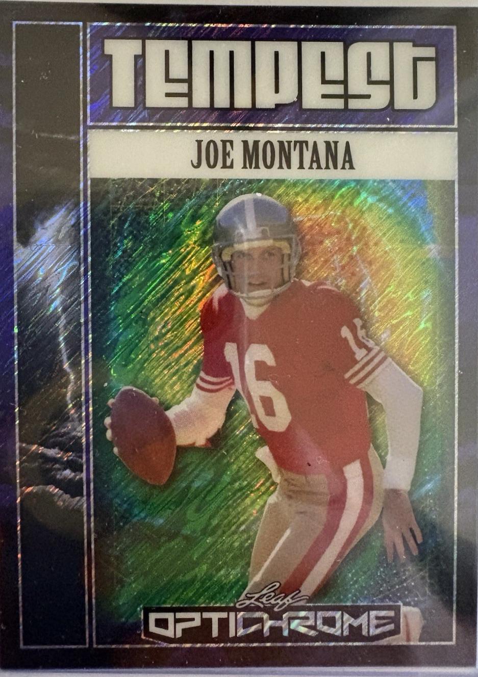 Joe Montana [Shimmer Purple] #TB-28