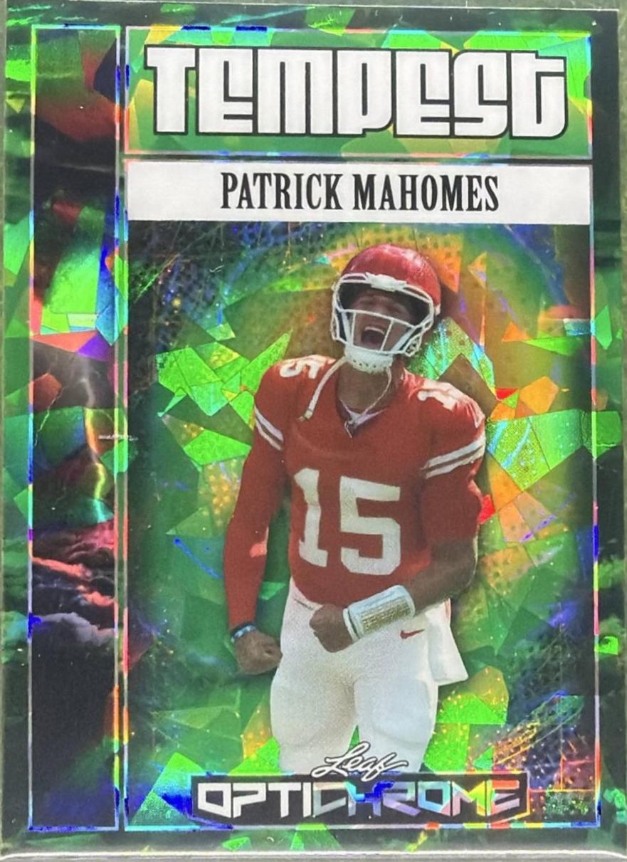 Patrick Mahomes [Crystal Green] #TB-39