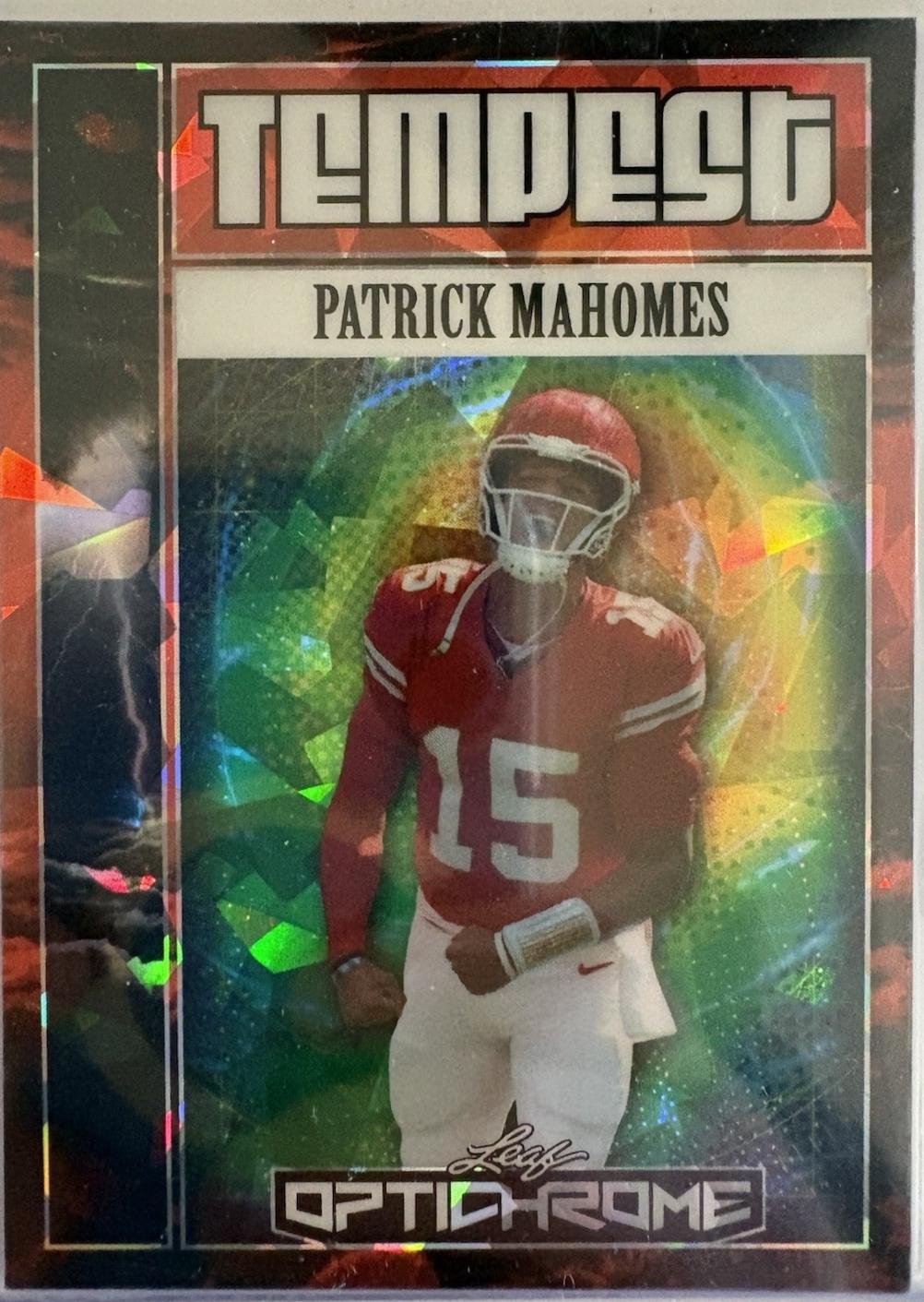 Patrick Mahomes [Crystal Orange] #TB-39