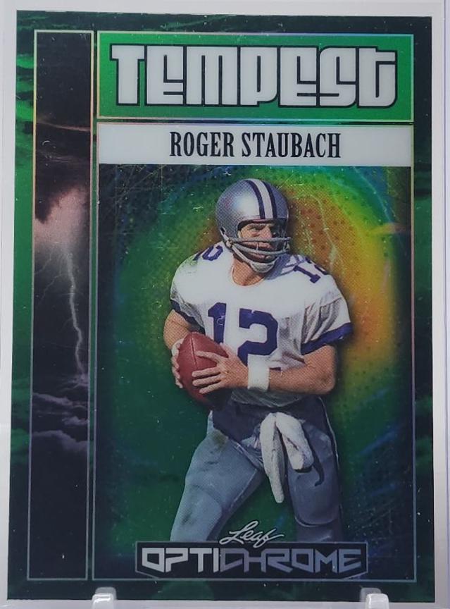 Roger Staubach [Prismatic Green] #TB-43