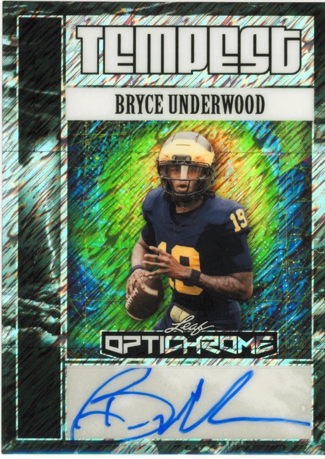Bryce Underwood [Shimmer Silver] #TA-BU1