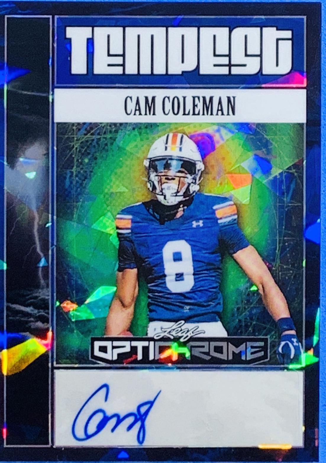 Cam Coleman [Crystal Blue] #TA-CC1