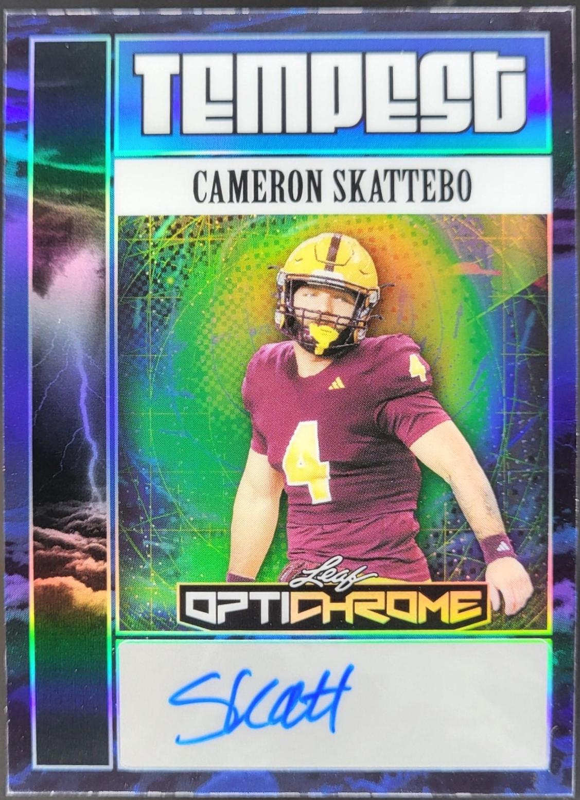 Cameron Skattebo [Prismatic Blue] #TA-CS1