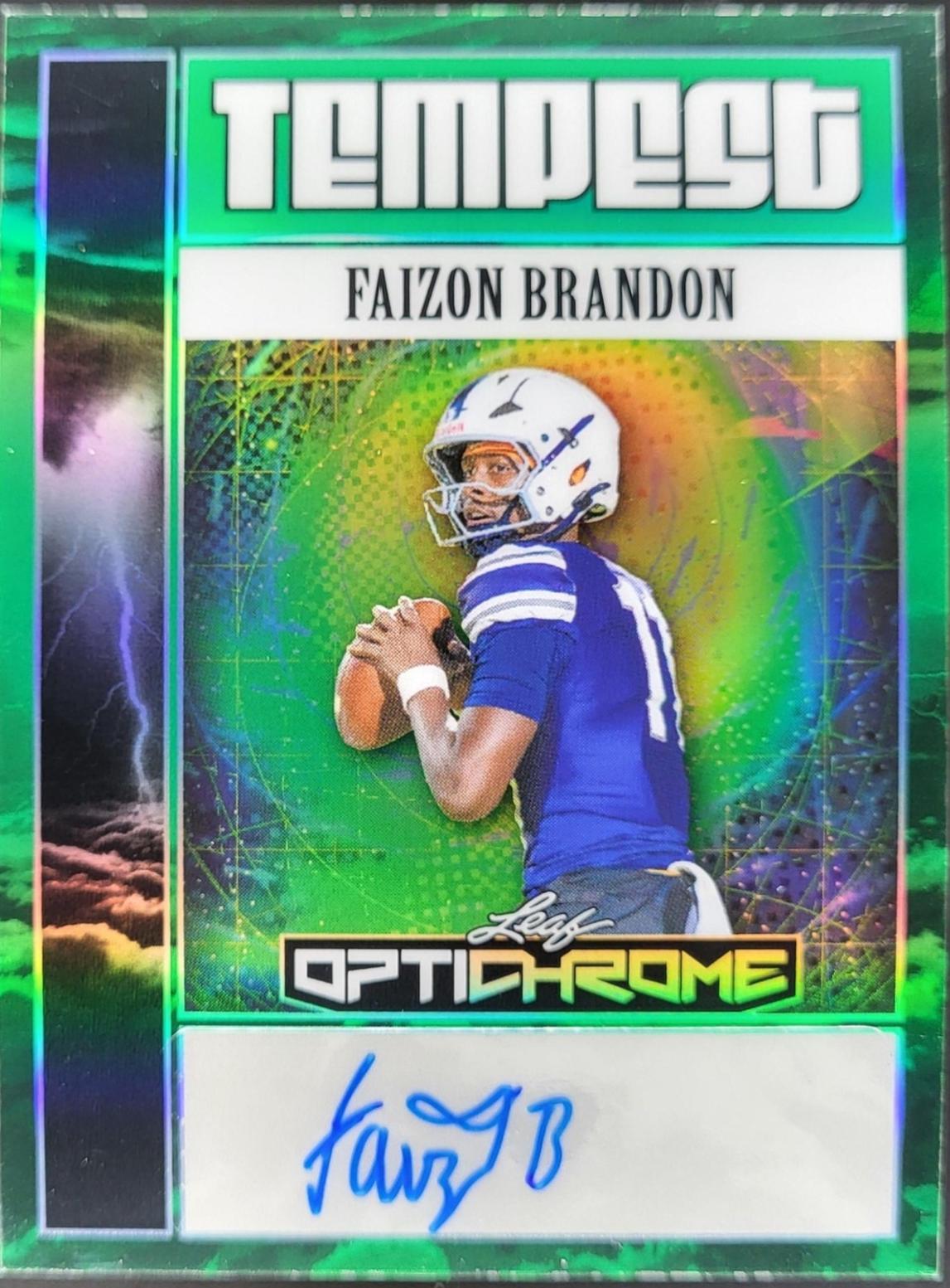 Faizon Brandon [Prismatic Green] #TA-FB1