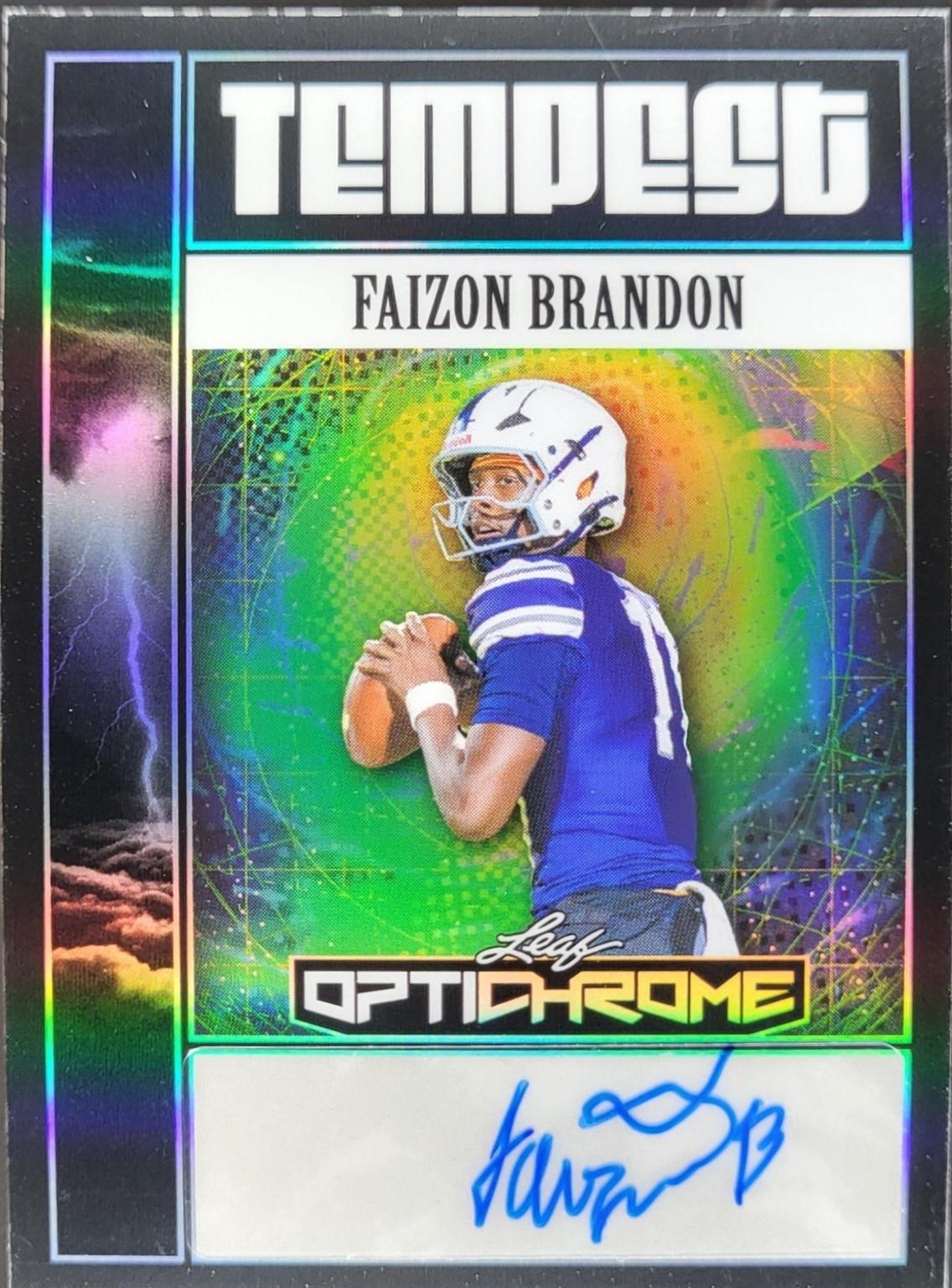 Faizon Brandon [Prismatic Silver] #TA-FB1