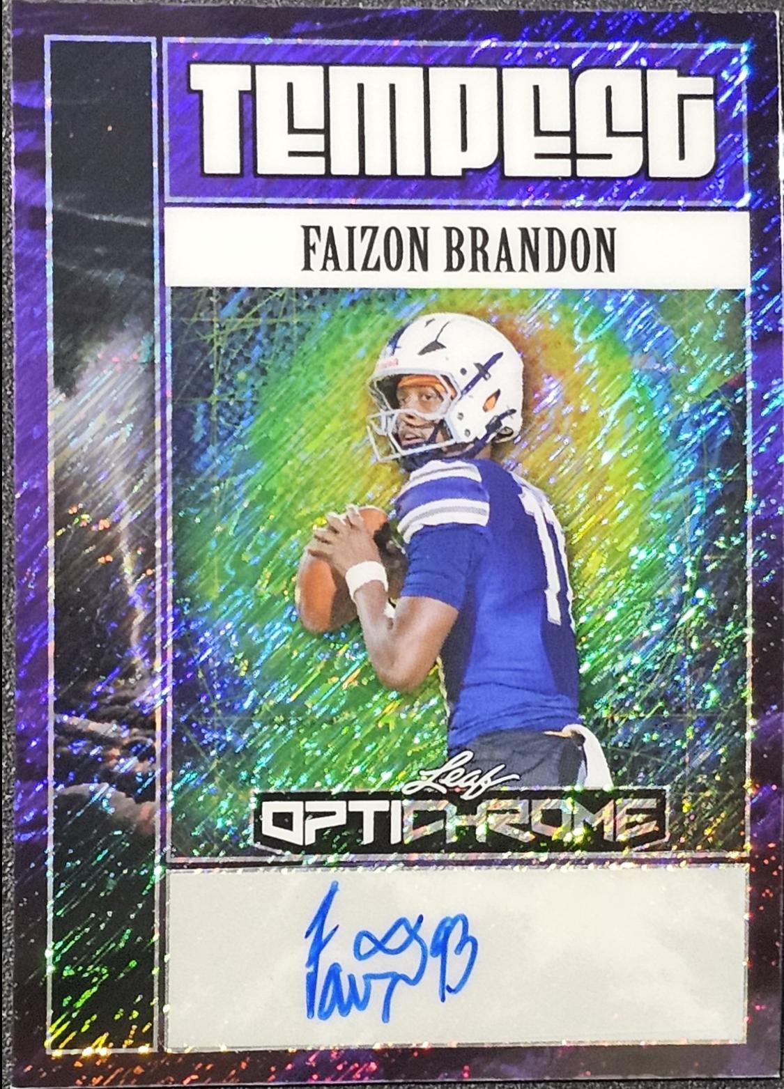 Faizon Brandon [Shimmer Silver] #TA-FB1