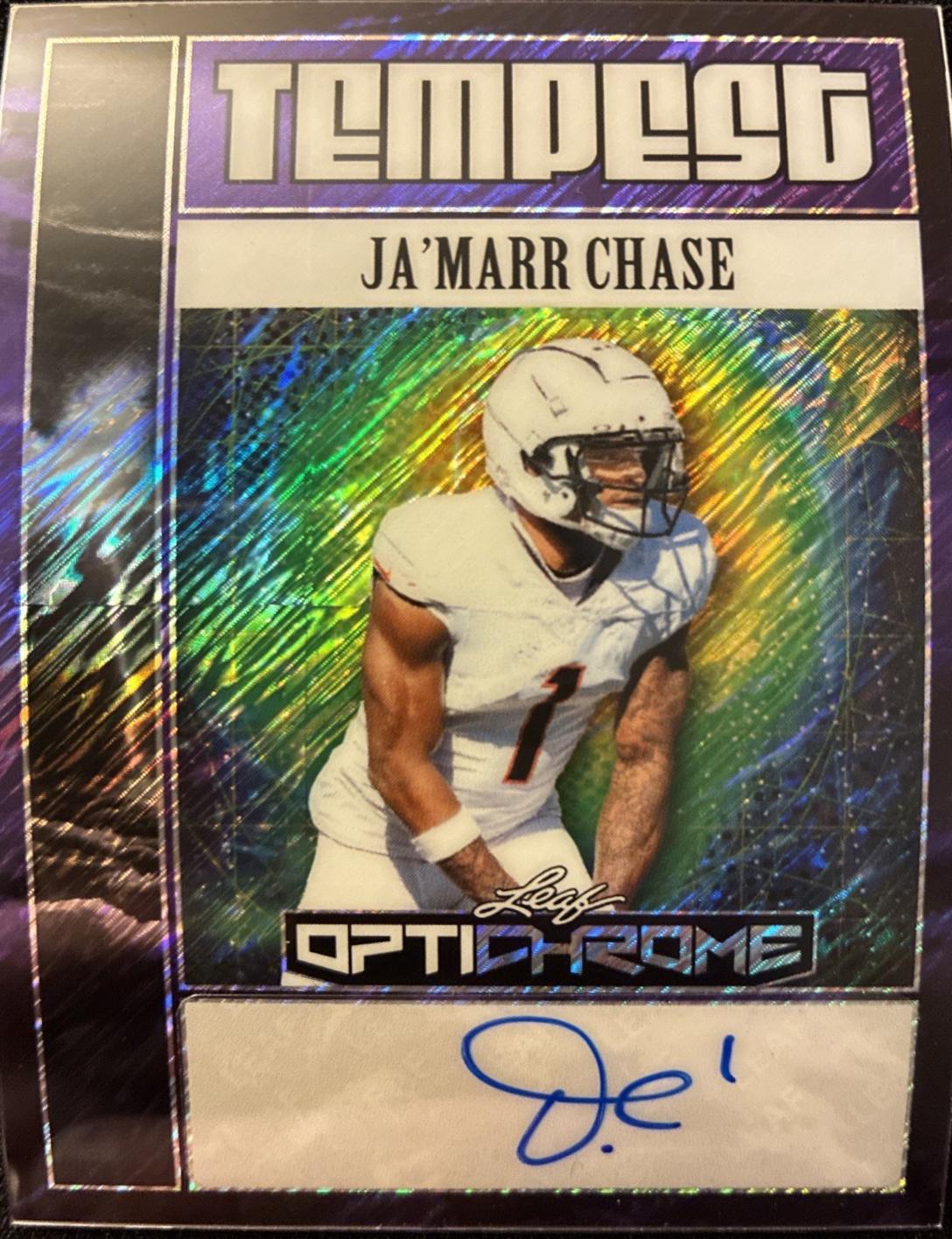 Ja'Marr Chase [Shimmer Purple] #TA-JMC