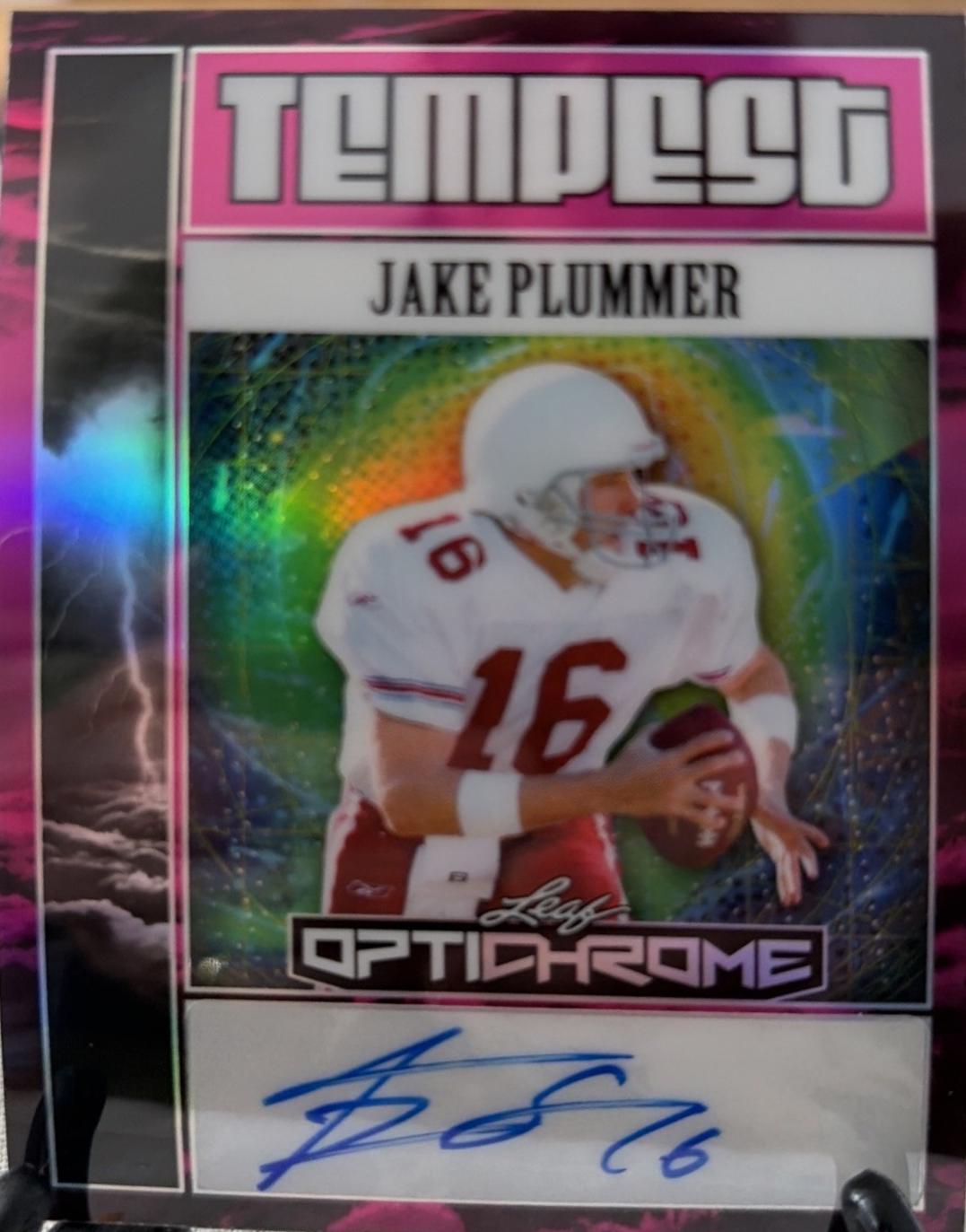 Jake Plummer [Prismatic Pink] #TA-JP1