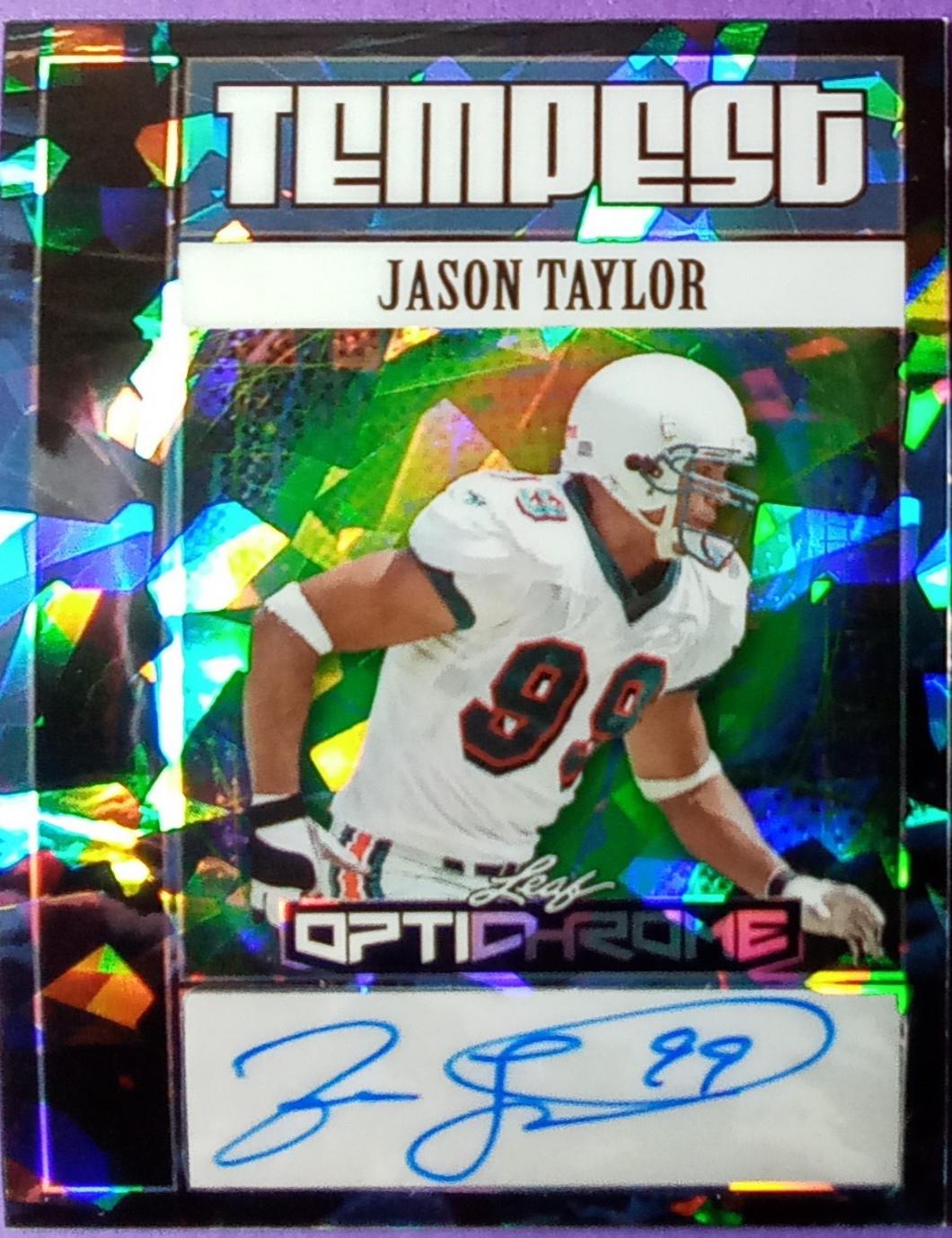 Jason Taylor [Prismatic Green] #TA-JT1