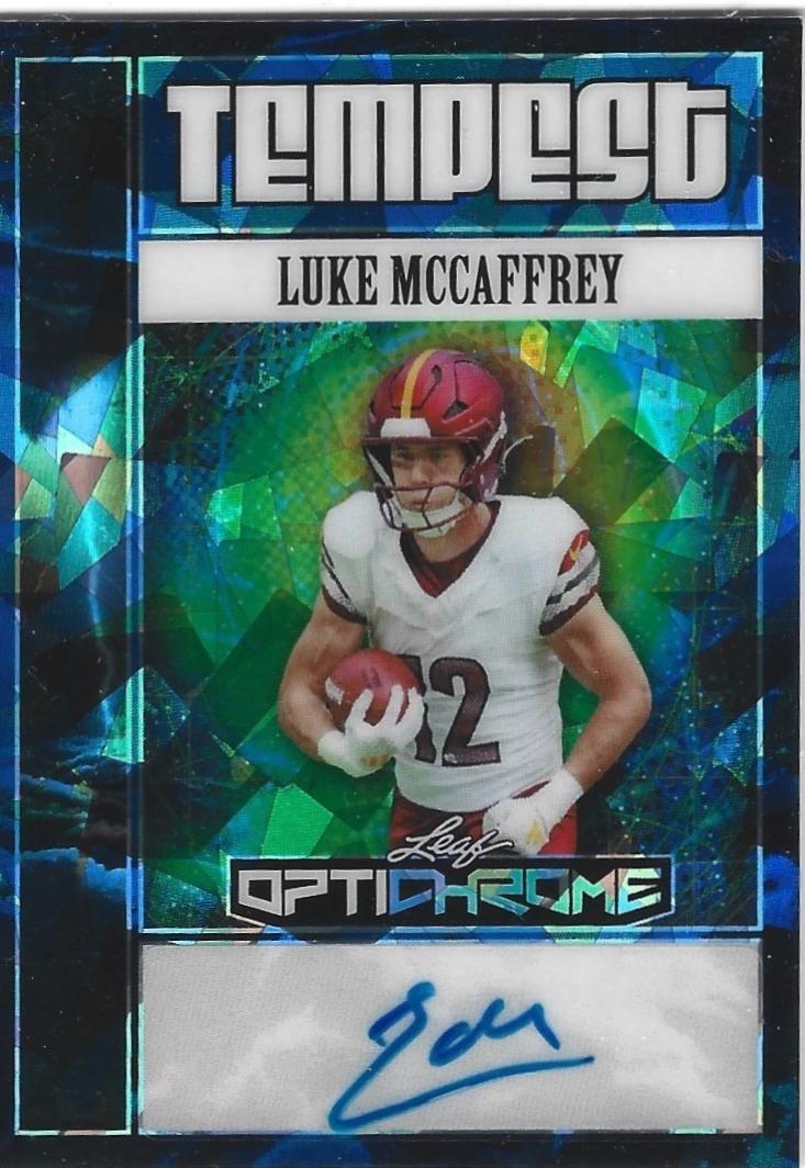 Luke McCaffrey [Crystal Blue] #TA-LMC
