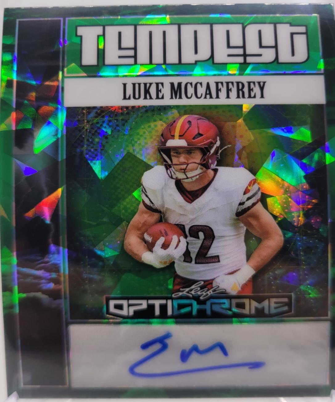Luke McCaffrey [Prismatic Green] #TA-LMC