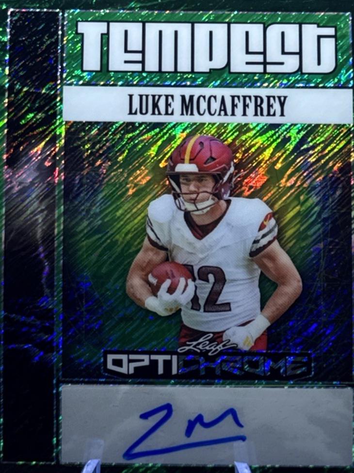 Luke McCaffrey [Shimmer Green] #TA-LMC
