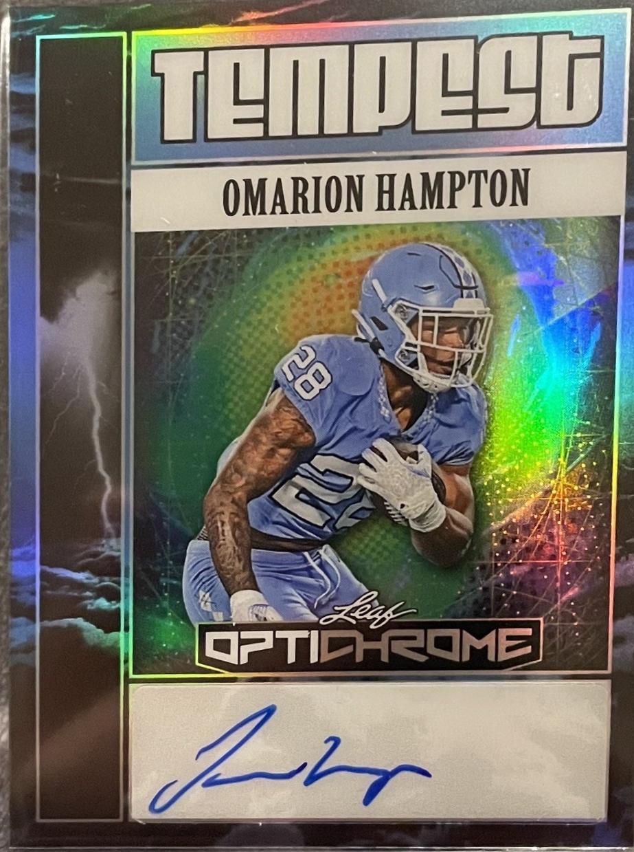 Omarion Hampton [Prismatic Blue] #TA-OH1
