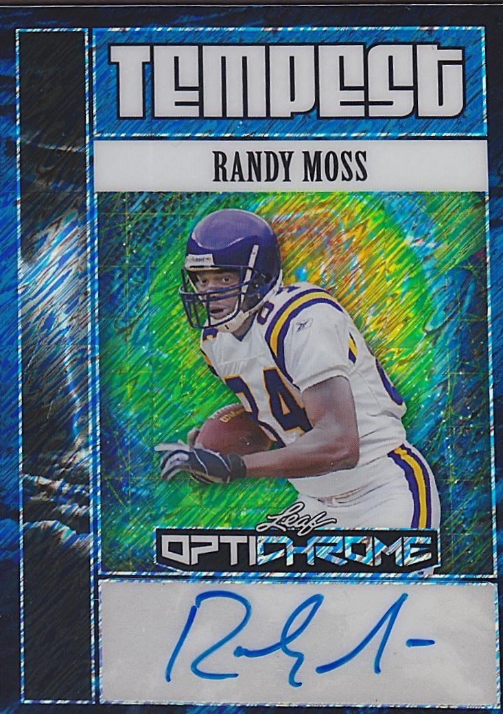 Randy Moss [Shimmer Blue] #TA-RM2