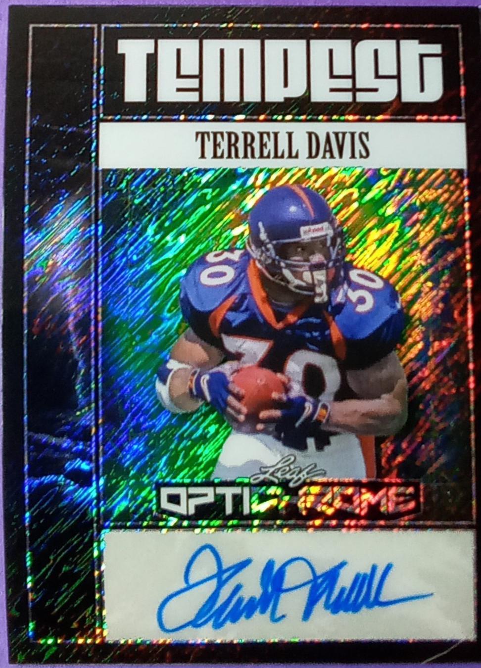 Terrell Davis [Shimmer Green] #TA-TD1