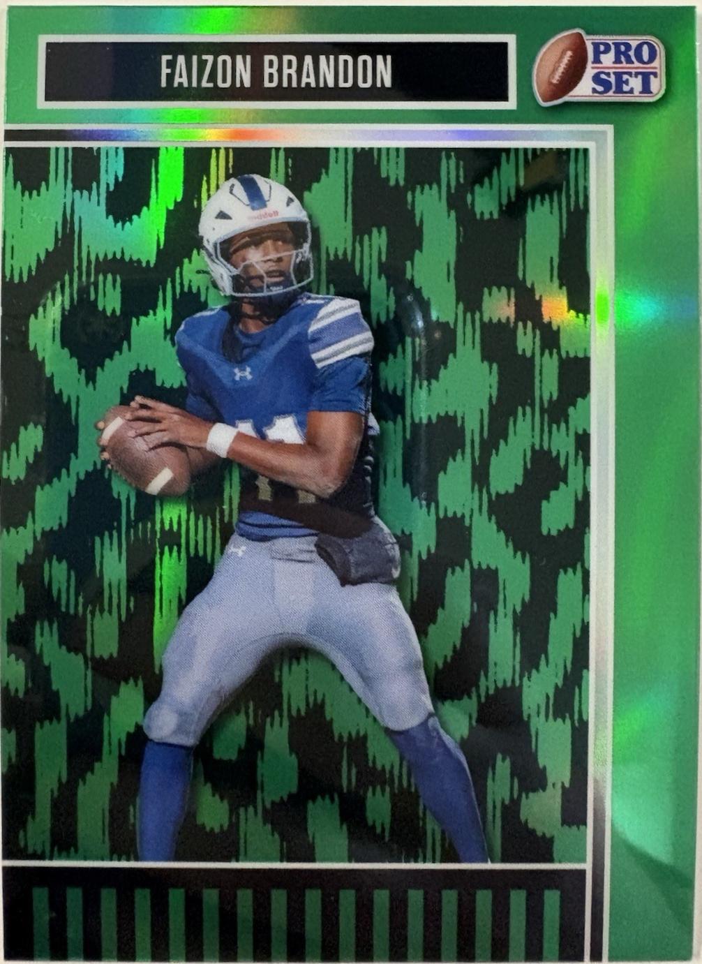 Faizon Brandon [Prismatic Green] #50