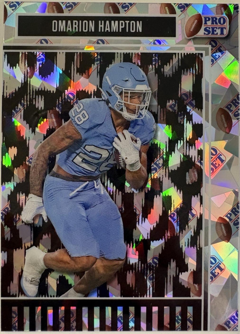 Omarion Hampton [Crystal Pro Set Border] #122