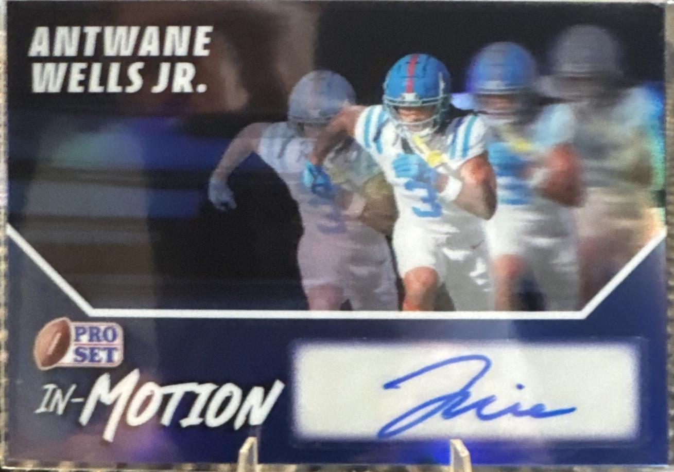 Antwane Wells Jr. [Prismatic Blue] #BA-AWJ
