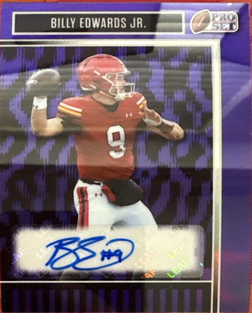 Billy Edwards Jr. [Prismatic Purple] #BA-BEJ