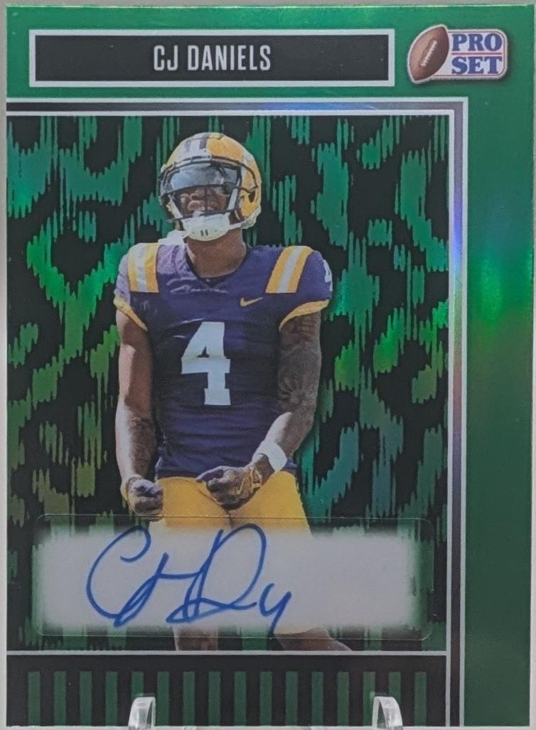 CJ Daniels [Prismatic Green] #BA-CJD1