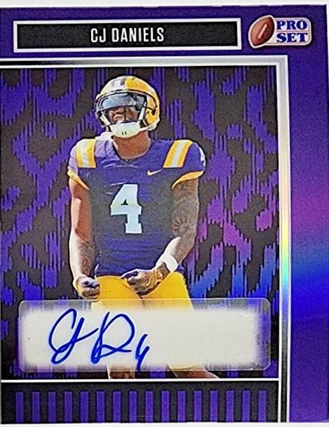 CJ Daniels [Prismatic Purple] #BA-CJD1