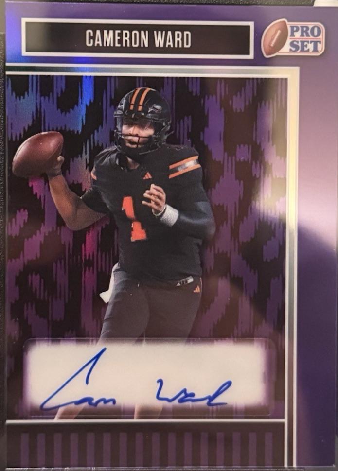 Cameron Ward [Prismatic Purple] #BA-CW1