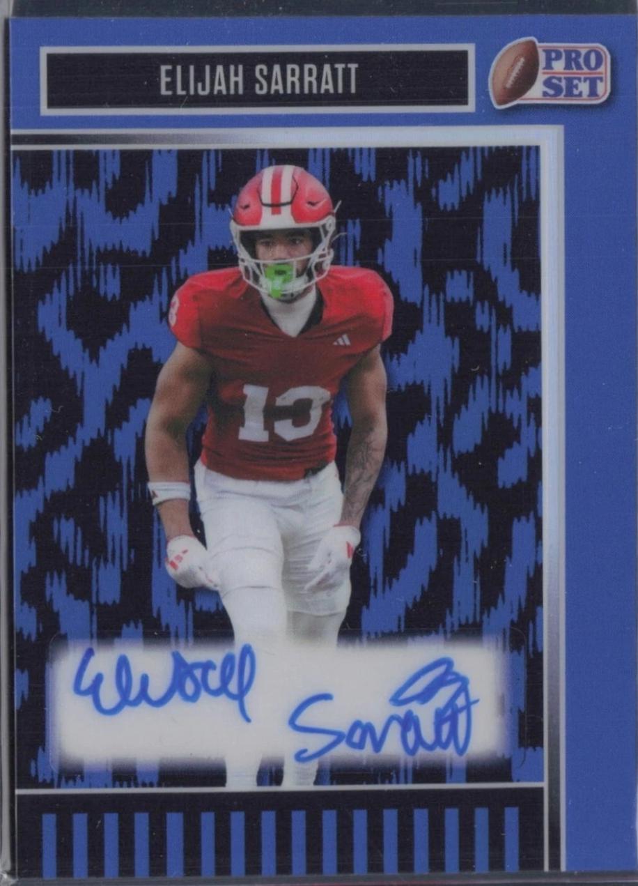 Elijah Sarratt [Prismatic Blue] #BA-ES1