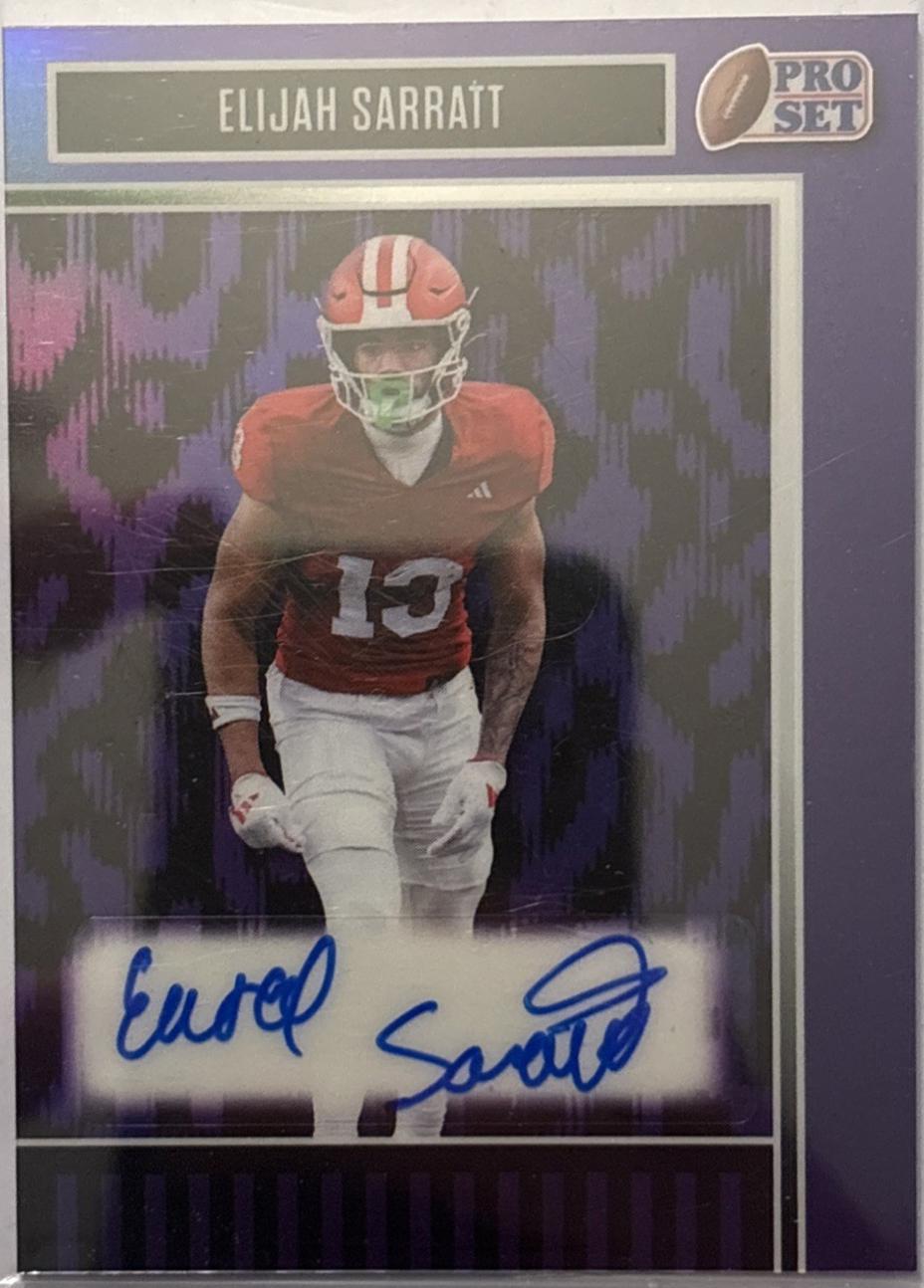 Elijah Sarratt [Prismatic Purple] #BA-ES1