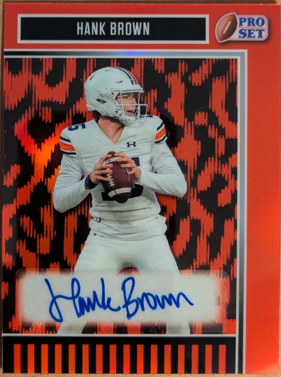 Hank Brown [Prismatic Red] #BA-HB1